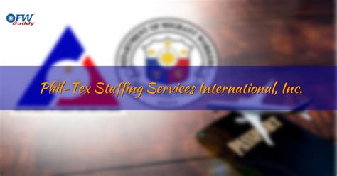 phil tex staffing services international inc